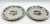 A gorgeous pair of antique 18th-Century faience polychrome plates from the south-west region of France. These charming...