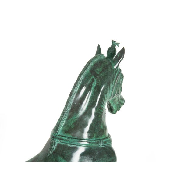 The Herculaneum Quadriga Horse "Cavallo Mazzocchi" After Antiquity For Sale - Image 15 of 18