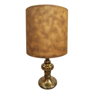 Vintage Hollywood Regency Brass Table Lamp, 1960s For Sale