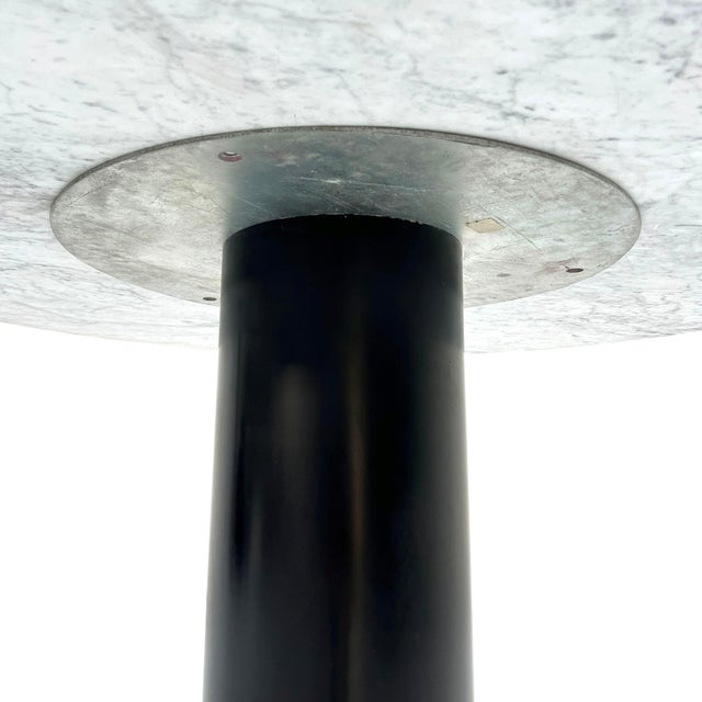 Metal Lotorosso Dining Table attributed to Ettore Sottsass for Poltronova, 1960s For Sale - Image 7 of 11