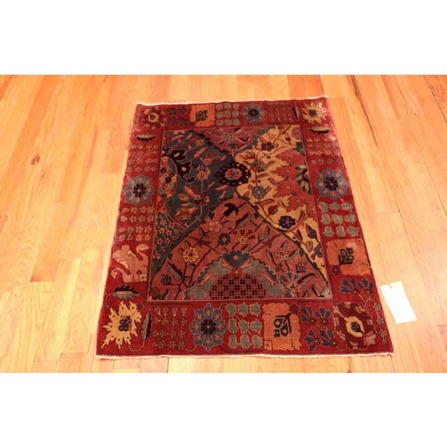 This rug is in good condition.