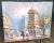 1970s Caroline Burnett 8" X 10" Impressionistic Oil Painting of Old Paris For Sale - Image 4 of 10
