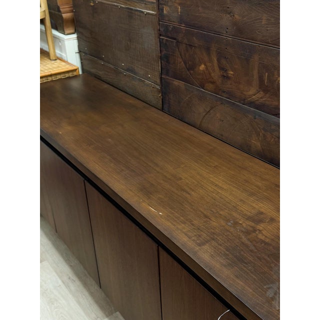 Dillingham MCM Credenza Vintage Long Sideboard Buffet Tv Stand Media Console For Sale - Image 14 of 15