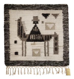 Mid-Century Modern Woollen Wall Hanging
