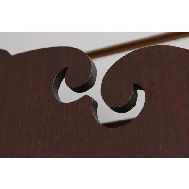 Brown Friedman Brothers Chippendale Mahogany Mirror For Sale - Image 8 of 14