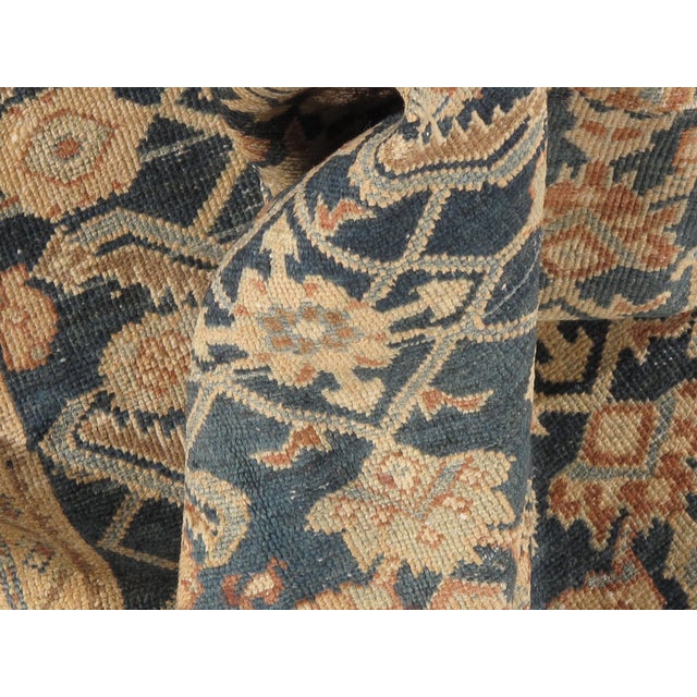 Antique Circa 1900 Slightly Distressed Malayer Area Rug 4'4 X 5'5 For Sale - Image 10 of 11