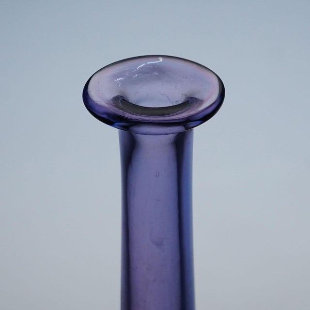 Mid-Century Modern Vintage Art Glass Vase by Seguso Vetri d'Arte Murano For Sale - Image 3 of 7