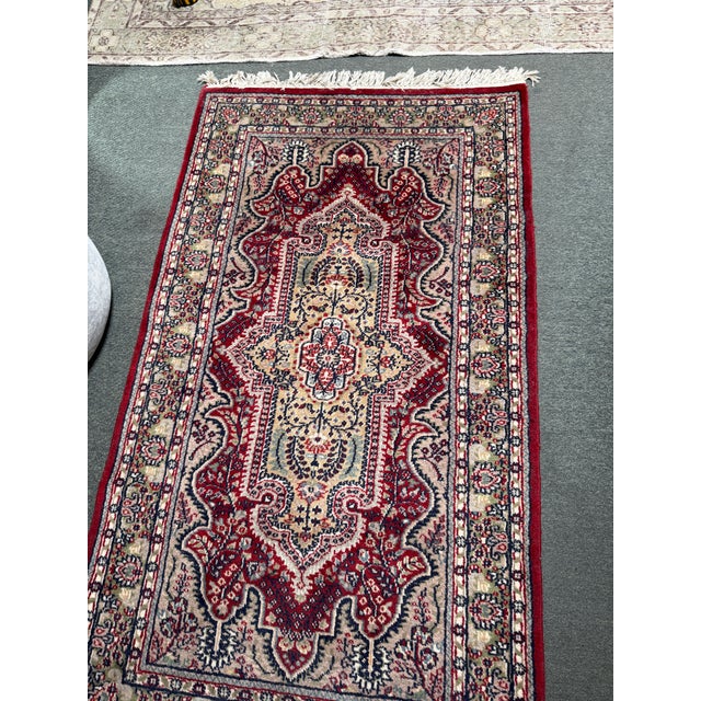 2ft 11in × 5ft 2in Kashmir Silk Area Rug For Sale - Image 11 of 12