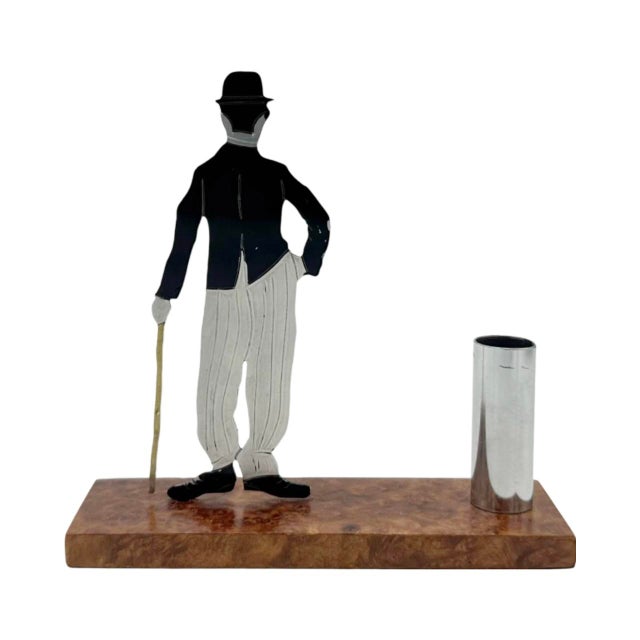 Art Deco 1930s Sudre Art Deco Charlie Chaplin Tramp Cocktail Hors d'Oeuvres Picks Set, Unsigned- 7 Pieces For Sale - Image 3 of 12