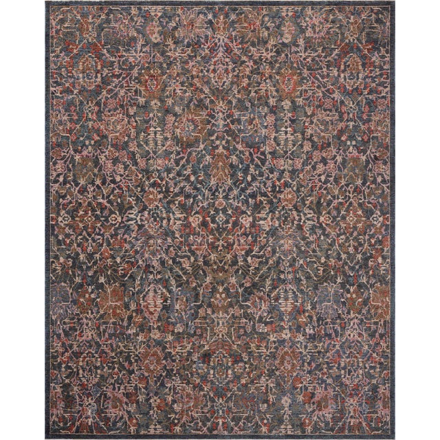 2020s Loloi Winchester Denim / Sunset 8'-6" x 11'-6" Area Rug For Sale - Image 5 of 5
