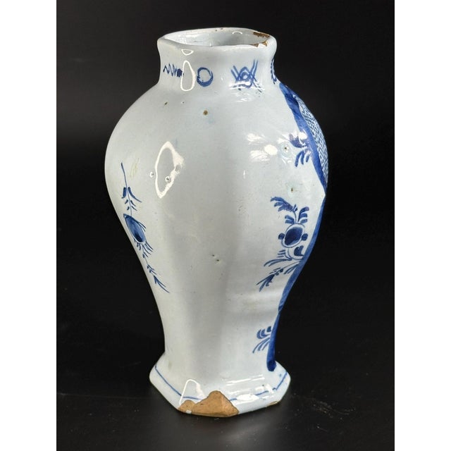 Antique Delft Vase by Van Duijn, 1700s For Sale - Image 5 of 10