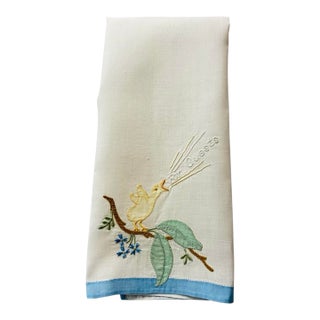 Vintage 1920-30 Novelty Guest Towel, Quacking Duck For Sale