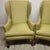 1970s Pair of Vintage Wingback Chairs With Curved Arms by Globe Furniture For Sale - Image 5 of 6