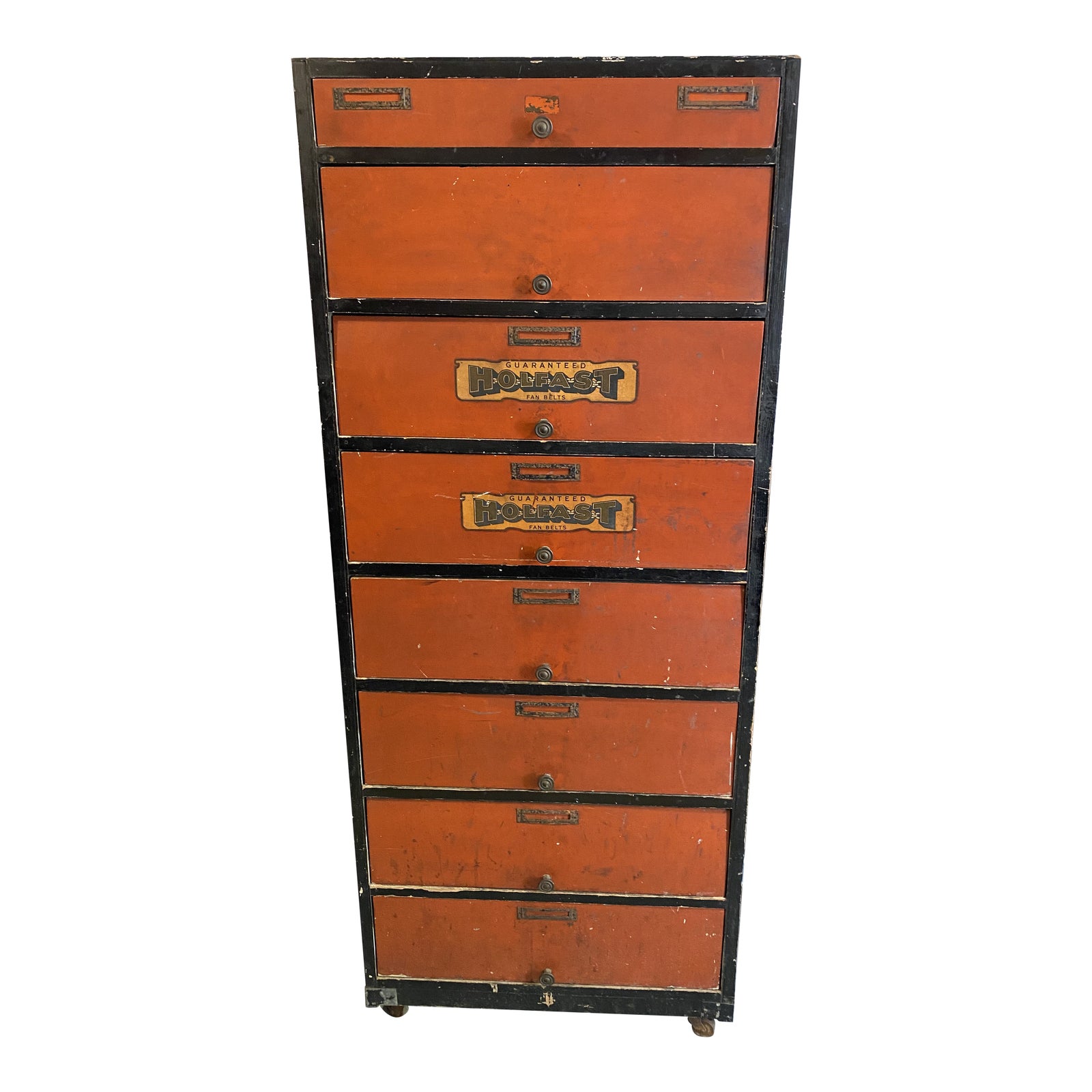 1950s Holfast Fan Belt Storage Chairish