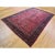 Persian Antique Persian Moharajan Sarouk Red Hand Knotted Wool Rug For Sale - Image 3 of 11