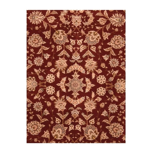 Traditional Pak Tabriz Rug 8'6'' X 11'6'' For Sale - Image 3 of 3