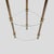 Vintage Italian Three-Tier Glass and Brass Side Table, 1960s For Sale - Image 4 of 9