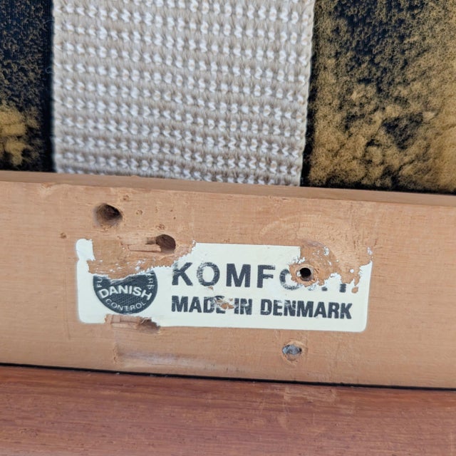 Mid-Century Sofa by Arne Wahl Iversen for Komfort For Sale - Image 10 of 11