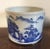 19th Century Antique 19th Century Chinese Blue & White Porcelain Cachepot with Harbor Landscape Decoration For Sale - Image 5 of 11