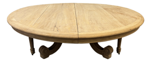 Monumental Banquet Table in Raw Oak