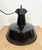 Industrial Black Enamel Factory Lamp with Cast Iron Top, 1960s For Sale - Image 13 of 15