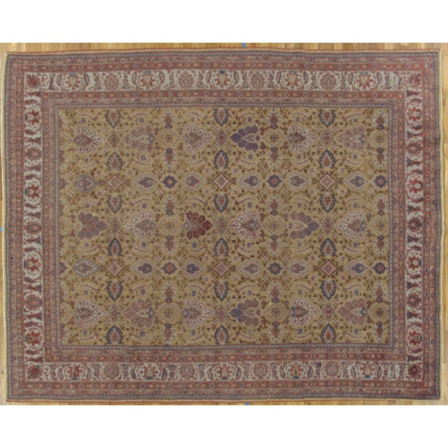 Early 20th Century Antique Persian Sultanabad Rug-7'8x9'9 For Sale - Image 10 of 10