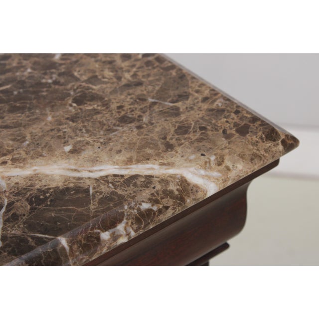 Henkel Harris Model 191 Marble Top Mahogany Chest For Sale - Image 9 of 16