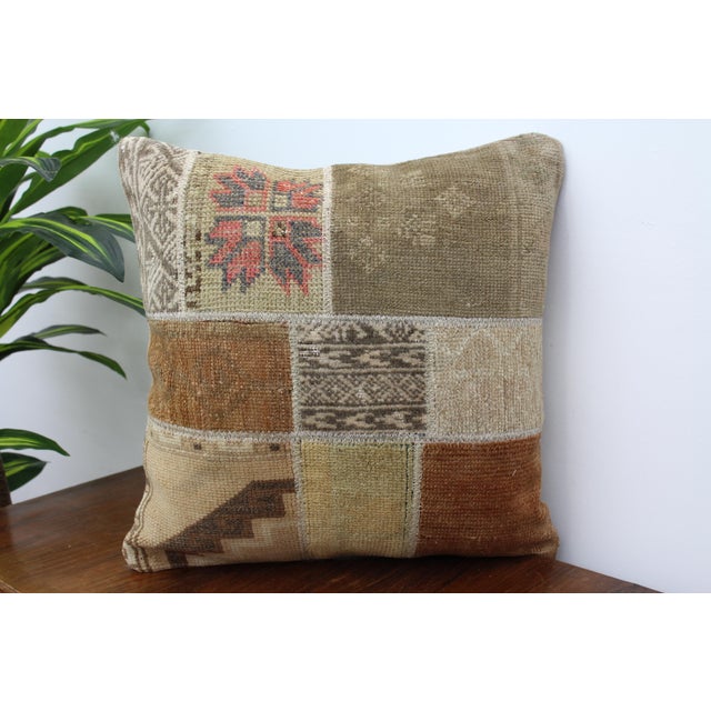 Textile Turkish Decorative Pillow Cover - 19"x19.5" For Sale - Image 7 of 11