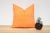 Textile Yellow Orange Handmade Pillow Cover For Sale - Image 7 of 7