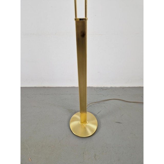 Regency Model 2517-1-P1 Torchiere Floor Lamp in Brass and Venetian Glass from Holtkotter, 1980s For Sale - Image 4 of 13