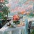 Mint Freilberger Still Life Table on the Patio Painting Signed For Sale - Image 8 of 12