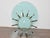 Midcentury Italian Glass Top Center Table with Sculptural Steel and Brass Base For Sale - Image 12 of 12