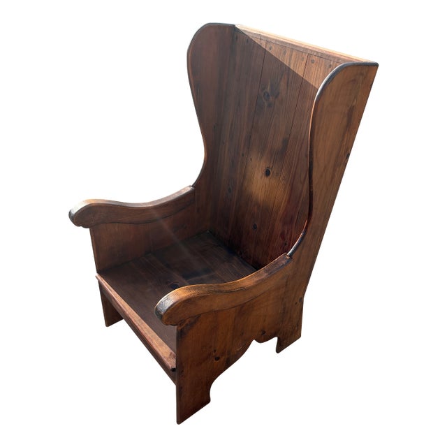 Late 20th Century Vintage Habersham Plantation Style Lambing Chair For Sale