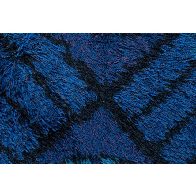 Mid 20th Century Vintage Swedish Rya Rug by Marianne Richter Doris Leslie Blau Collection For Sale - Image 5 of 10
