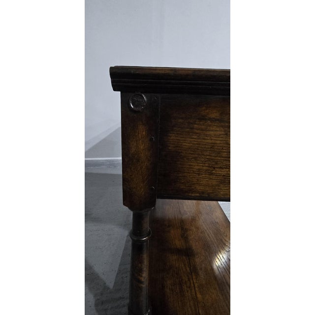1920s Oak Sideboard with Dresser Base, 1920 For Sale - Image 5 of 18