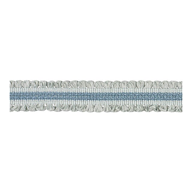 Schumacher Miriam Trim In Aqua For Sale