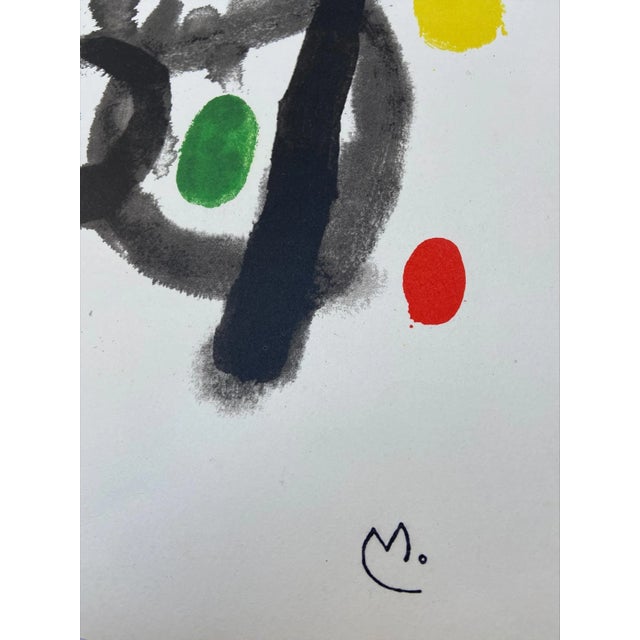 1960s Joan Miró, Character with a Red Eye, 1961, Lithograph For Sale - Image 5 of 6