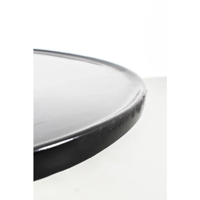 Black Side Table on Wheels For Sale - Image 6 of 9