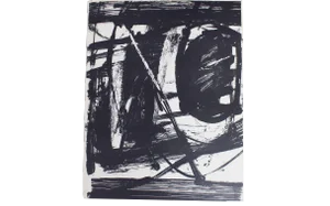 Lithograph of the Swiss Artist Bernd Völkle 1963