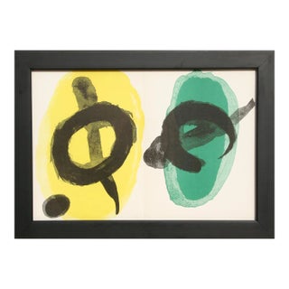 Joan Miró, Untitled From Derriere Le Miroir, Lithograph For Sale