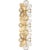 kate spade new york for Visual Comfort Signature Lloyd 26" Sconce in Soft Brass with Crystal For Sale