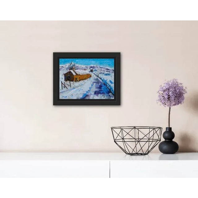 2020s Winterscapes — Old Church in Winter, Truchas For Sale - Image 5 of 8