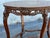 1920 French Walnut Hand Carved Oval Serving Table For Sale - Image 4 of 7