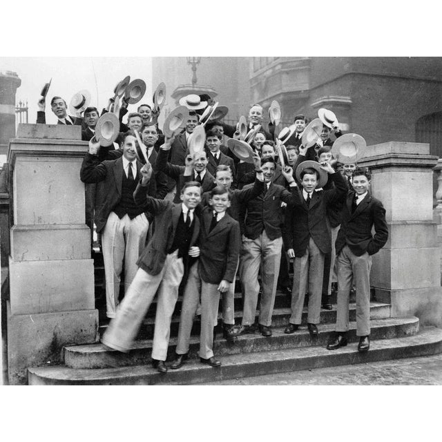 Students of Harrow School (1929) - Silver Gelatin Fibre Print (Photo by Imagno/Getty Images) Students of Harrow School are...