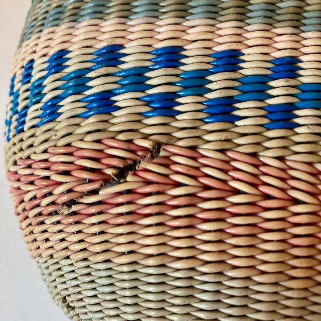 Glass Vintage Hungarian Wire Wrapped Bottle 1950s or 60s For Sale - Image 7 of 8