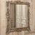 Traditional Antique Italian Hand-Carved Mirror in Stripped Walnut For Sale - Image 3 of 14
