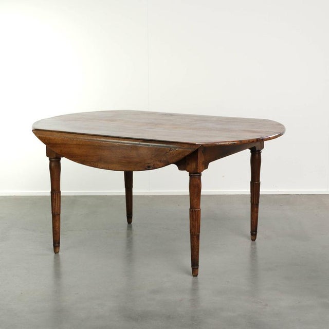 Antique 19th Century French Farmhouse Table in Walnut For Sale - Image 14 of 14