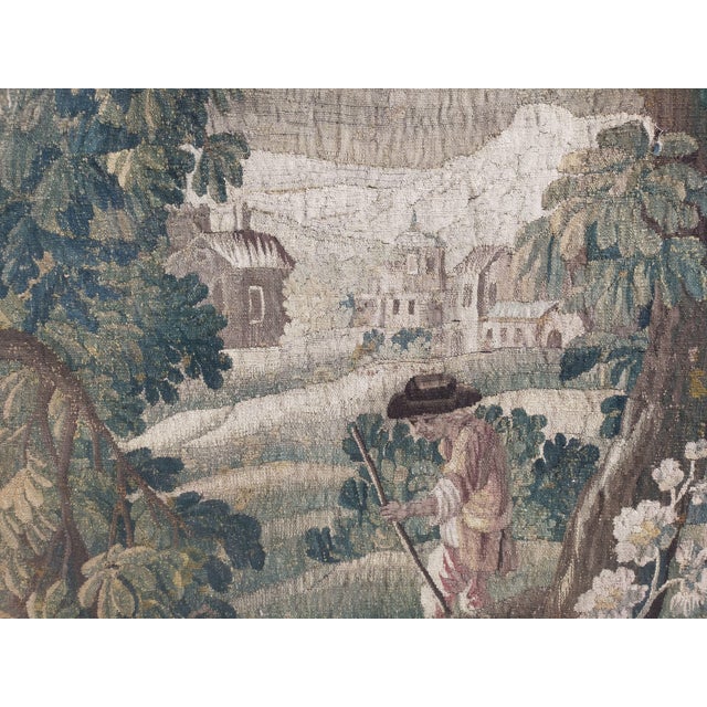 18th-Century Aubusson Tapestry in Wool, 1800s For Sale - Image 5 of 7