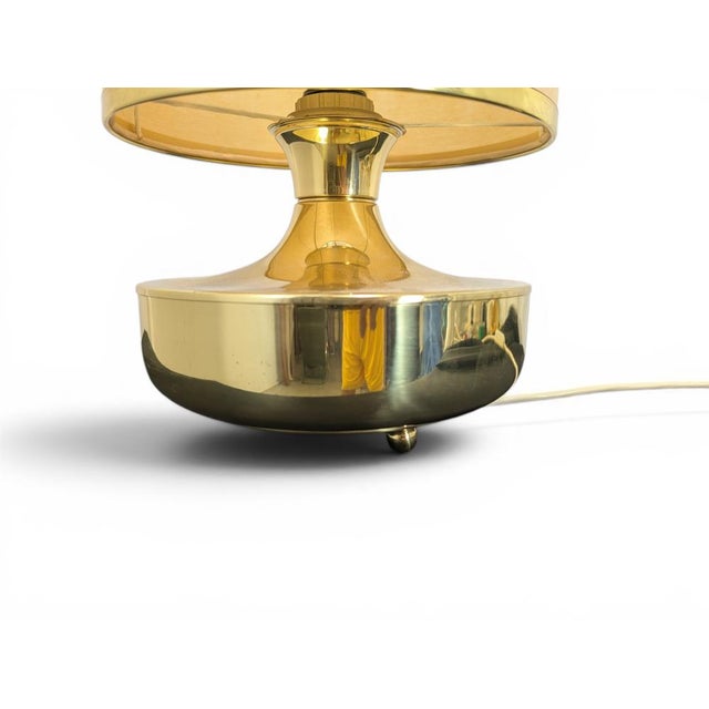 This vintage table lamp by Lumi, dating back to the 1970s, stands out for its minimalist lines typical of Italian...