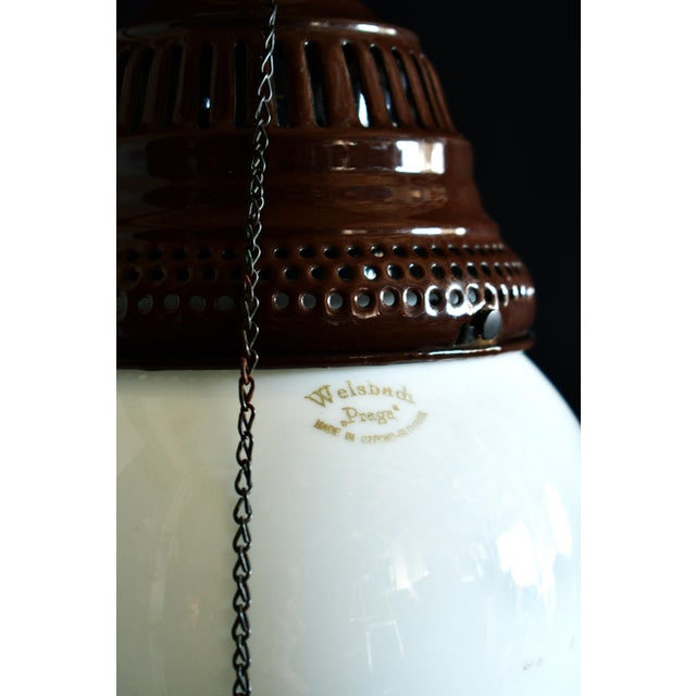 Metal 19th Century Industrial Welsbach Gas Table Lamp For Sale - Image 7 of 10